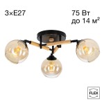 Фото 3 CL133131 TIKA Черная Люстра