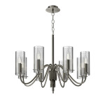 Фото 2 SL2005.103.08 Светильник подвесной ST-Luce никиль/прозрачный E14 8*40W САНТОРИ