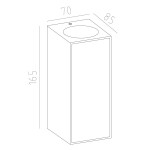 Фото 2 7929 Настенный уличный светильник BERET