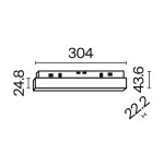 Фото 4 Трековый светильник Technical TR030-2-12W4K-W