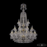Фото 3 Люстра хрустальная 1409/16+8+4/300/XL-130/3d G