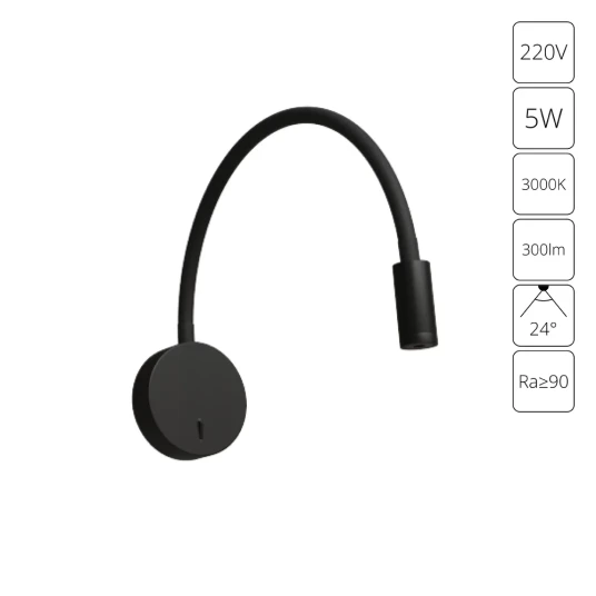 Фото Бра Arte Lamp ASTA A5879AP-1BK
