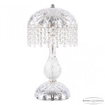 Фото Настольная лампа хрустальная 14781L1/22 Ni R Bohemia Ivele Crystal (Богемия Ивеле Кристалл)