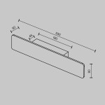 Фото 8 Настенный светильник (бра) Technical C81WL-18W3K-B