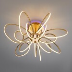 Фото 4 CL224A172 SALMA Смарт Золото Люстра