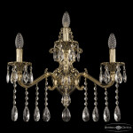 Фото 2 Бра бронзовые с хрусталём 7202B15/2+1/210/A GB