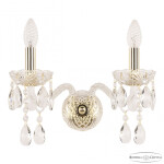 Фото 2 Бра хрустальные 107B/2/165 G Bohemia Ivele Crystal