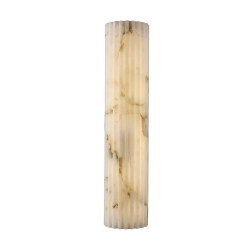 Фото Настенный светильник DL-6485W 45cm Brass / White Alabaster