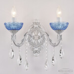 Фото 3 Бра хрустальные AL7901B10/2/175 B WMN P Aquamarine/M-1G Bohemia Ivele Crystal