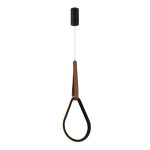 Фото SL6131.413.12 Светильник подвесной ST-Luce Черный/Черный, Терракотовый LED 1*12W 4000K SHAPE