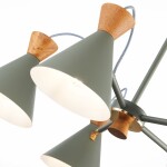 Фото 2 SLE125112-05 Светильник потолочный Серый, Золотистый/Серый, Темное дерево E14 5*40W MODICA