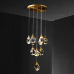 Фото 1 Подвесной светильник Crystal rock 11 gold