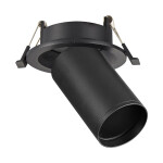 Фото 1 ST759.408.01 Св-к встр. Черный GU10 1*50W IP20 D95xH125 220V Без ламп Встраиваемые светильники