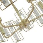 Фото 1 SLE103403-05 Светильник подвесной Шампань/Прозрачный E14 5*40W GIANO