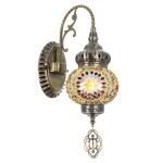 Фото 2 CL419315 Каир Мозаика Янтарь Бра