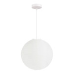 Фото SLE6020-513-01 Светильник подвесной EVOLUCE белый D400mm E27 1*60W MOON