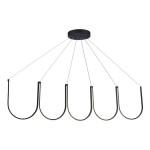 Фото 1 SL6202.413.01 Светильник подвесной ST-Luce Черный LED 1*68W 3000K ХЕЙТ