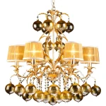 Фото Подвесная люстра Arte Lamp MONARCH A1199LM-6GO