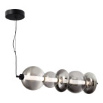 Фото 2 SL6119.413.40 Светильник подвесной ST-Luce Черный/Дымчато-Серый LED 1*40W 3000K ПЕРЛИНА