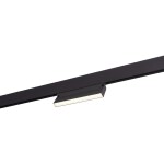 Фото 3 ST363.436.12 Магнитный трековый светильник Черный LED 1*12W 3000K 720Lm Ra>90 120 IP20 L219xW22xH108 SKYLINE 48