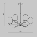 Фото 3 Подвесной светильник Freya FR1012PL-06BS