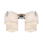 Фото 4 CL465141 Стенли Хром+Белый Св-к Люстра