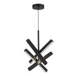 Фото 2 SL1018.413.04 Светильник подвесной ST-Luce черный/прозрачный LED 1*43W 4000K ЭВКЛИДИК