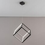 Фото 2 CL719301 Куб Черный Св-к Подвес, LED 40W*4000K