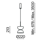 Фото 3 Подвесной светильник Maytoni MOD178PL-L11G3K