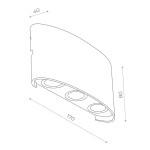 Фото 1 SL089.401.06 Светильник уличный настенный ST-Luce Черный кварцевый LED 6*1W 4000K BISELLO