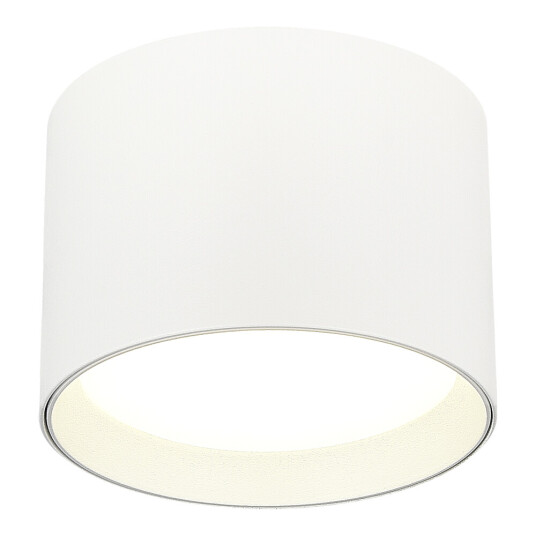 Фото ST163.502.01.02 Светильник потолочный Белый GX53 1*50W IP20 D85xH60 220V Без ламп Накладные светильники