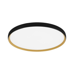 Фото SLE1810-402-01 Светильник потолочный Черный, Золотистый/белая LED 1*42W 4000K HELST