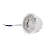 Фото 2 ST907.508.01_3 Светильник встраиваемый со сменным модулем ST-Luce белый/прозрачный LED 1*5.5W 4000K Встраиваемые светильники