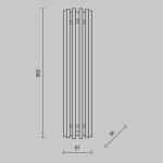 Фото 2 Настенный светильник (бра) Maytoni MOD410WL-L12CH3K