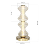 Фото 1 SL6136.214.01 Прикроватная лампа ST-Luce золото/коньячный LED 1*12W 3000K СПАЙН