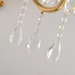 Фото 2 Бра с хрустальными подвесками AL7801B14/2/175 A G Bohemia Ivele Crystal