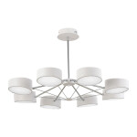 Фото 3 SLE6005-502-08 Светильник потолочный Белый, Хром/Белый LED 8*10W VALLE