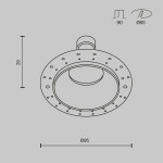 Фото 5 Встраиваемый светильник Technical DL126-GU10-TRS-B