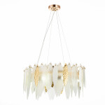 Фото 3 SL1224.203.08 Люстра подвесная ST-Luce Золотистый/Прозрачный, Белый E14 8*60W ЛАСТРА