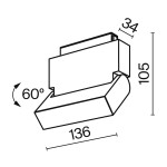 Фото 5 Трековый светильник Technical TR013-2-10W4K-B