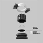 Фото 3 Встраиваемый светильник Technical DL058-12W4K-TRS-B