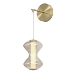 Фото 2 SL6136.201.01 Светильник настенный ST-Luce золото/коньячный LED 1*6W 3000K СПАЙН