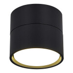 Фото ST651.402.01 Светильник потолочный Черный GX53 1*50W IP20 D85xH77 220V Без ламп Накладные светильники