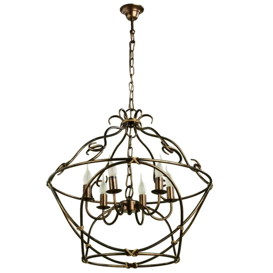 Фото Подвесная люстра Arte Lamp BELLATOR A8960SP-6GA