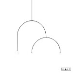 Фото 2 Подвесной светильник iLamp NORTH 8628P/3 BLACK&WHITE