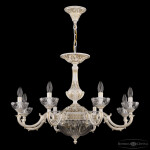 Фото 3 Люстра с хрустальными плафонами AL78101P/8/250 WMG P Clear/M-1G Bohemia Ivele Crystal