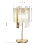 Фото 1 SL1636.204.03 Прикроватная лампа ST-Luce Золотистый/Белый, Золотистый E14 3*40W SCOLARE