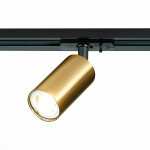 Фото 3 ST300.206.01 Св-к трек. Золотистый GU10 1*50W  IP20 L100xW54xH142 220V Без ламп Однофазная трековая система
