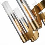 Фото 1 SL1235.303.08 Люстра подвесная ST-Luce Латунь/Хром, Прозрачный E14 8*40W ETTORE