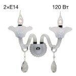 Фото 2 CL351320 Ирида Белая Св-к Бра